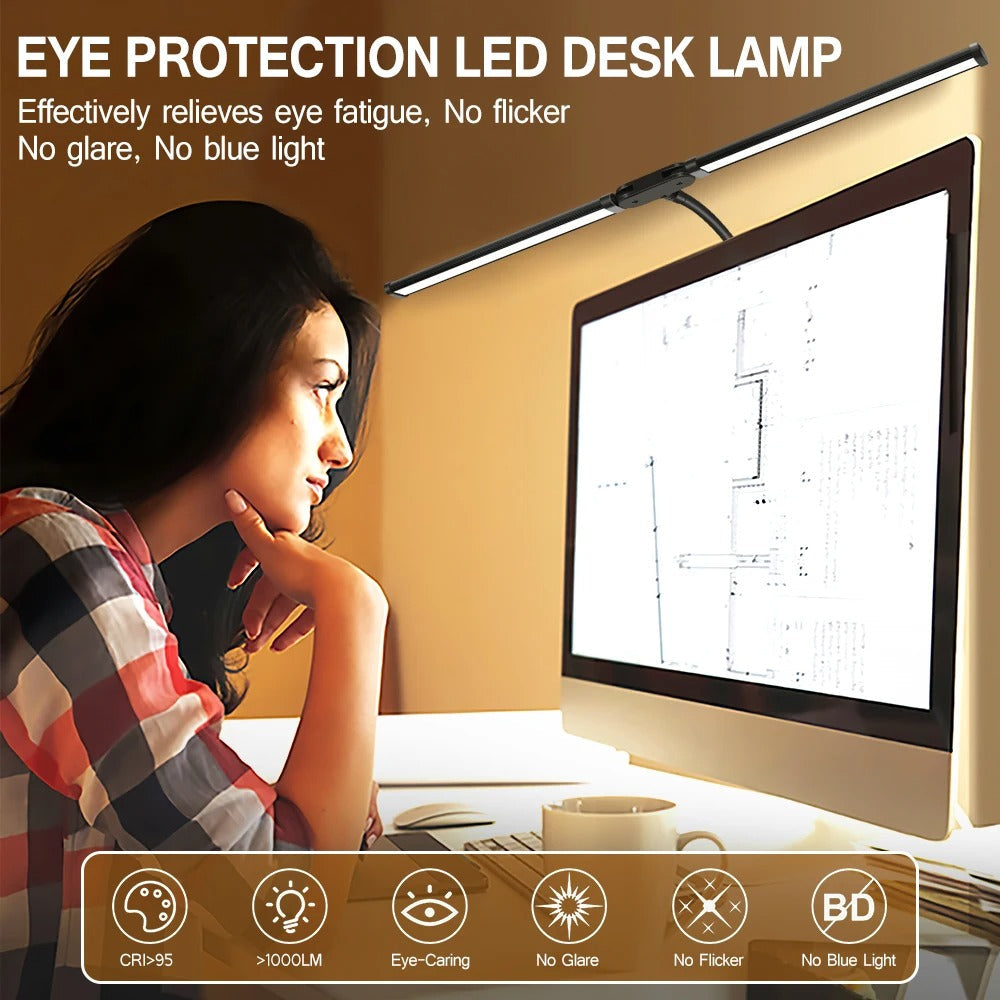 Skanto | Double-Head LED Desk Lamp | Lighting Solution for Study, Work & Office Use