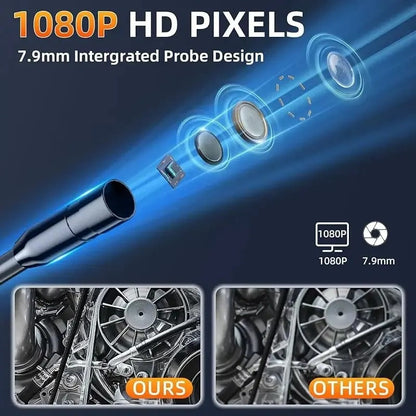 Skanto | Skanto Industrial Endoscope Inspection Camera – 1080P HD with 4.3-inch Screen Adjustable Lens