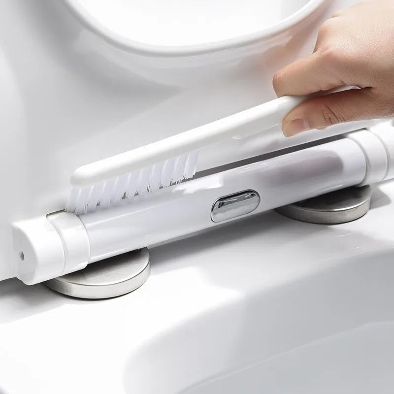Skanto | Toilet Brush | Wall Mounted, Hygienic Design with Durable Brushes for Complete Cleaning in Small Bathrooms