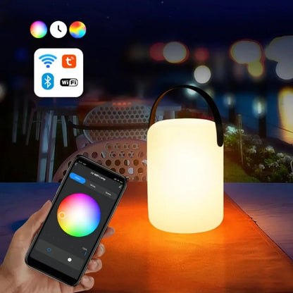 Skanto | LuminaFusion Lamp – Portable Waterproof Wireless Table Lamp with Remote Control