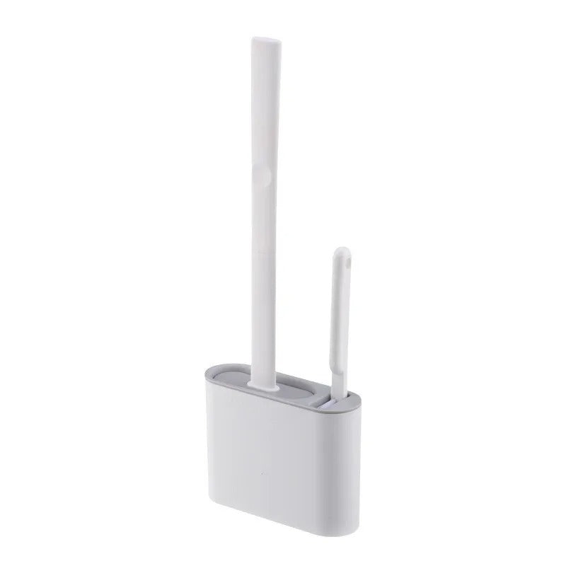 Skanto | Toilet Brush | Wall Mounted, Hygienic Design with Durable Brushes for Complete Cleaning in Small Bathrooms