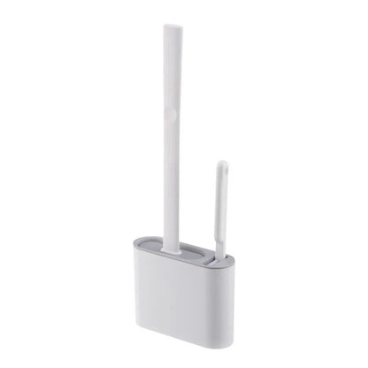 Skanto | Toilet Brush | Wall Mounted, Hygienic Design with Durable Brushes for Complete Cleaning in Small Bathrooms