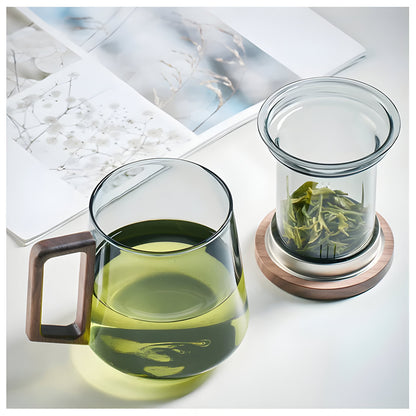 ArtisanBrew Mug – Heat-resistant Glass Mug for Tea | Brehn
