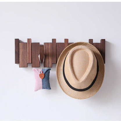 BowLift | HarmonyCoat Wooden Piano Coat Rack – Stylish Wall Decoration & Practical Storage