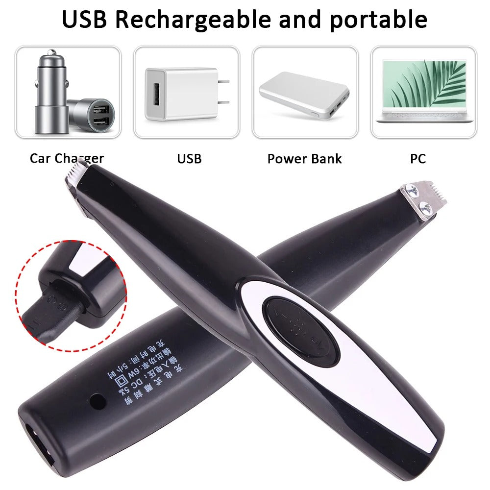 New USB Rechargeable Pet Hair Trimmer Skanto