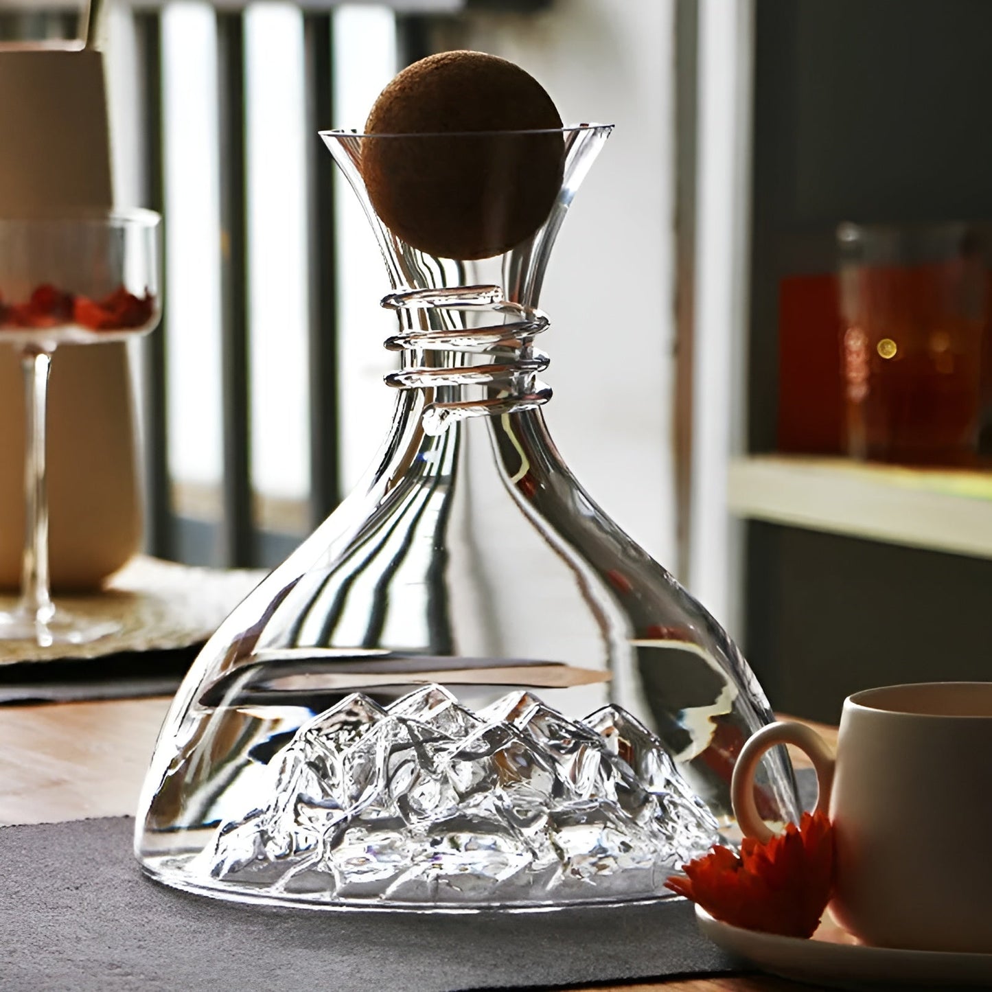 Red wine decanter crystal glass – whisky wines wine fast waterfall iceberg dispenser red wines kettle | Bowlift