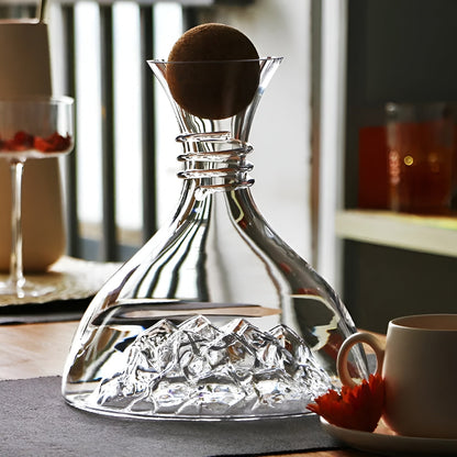 Red wine decanter crystal glass – whisky wines wine fast waterfall iceberg dispenser red wines kettle | Bowlift