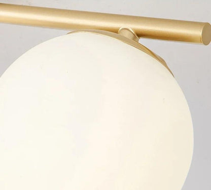 Skanto Skanto | Nordic Style Glass Ceiling Lamp – Elegant White Globe for Any Room