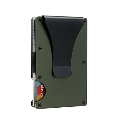 Skanto | Titanium Matte Cobalt Cardholder – Slim & Stylish RFID Wallet for Men & Women