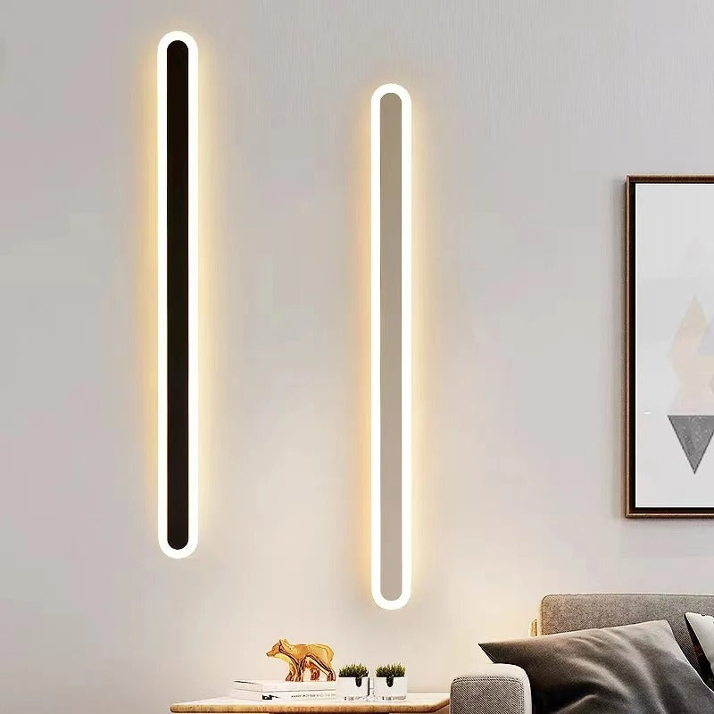 Skanto | Outdoor IP65 Waterproof Linear Wall Lamp | Minimalist Metal Design. Dimmable LED Options for Gardens & Patios
