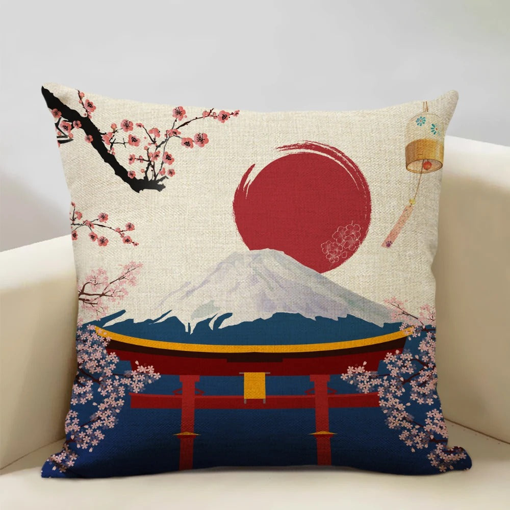 Skanto Skanto | BeauRêve Pillowcase with Mount Fuji - Japanese Style for Any Room