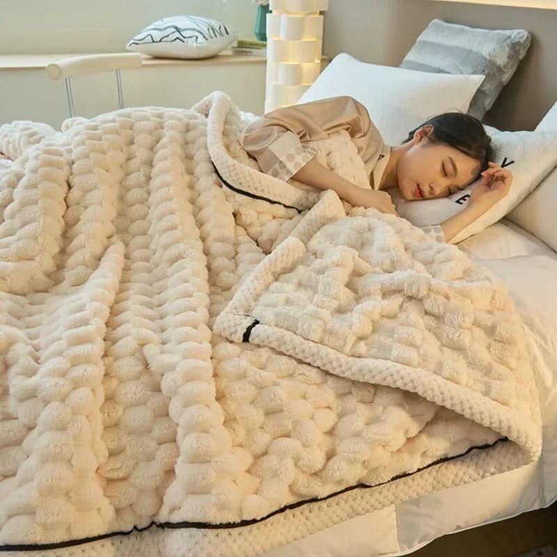 Skanto | Double-Sided Coral Velvet Blanket Soft Warm Throw for Winter