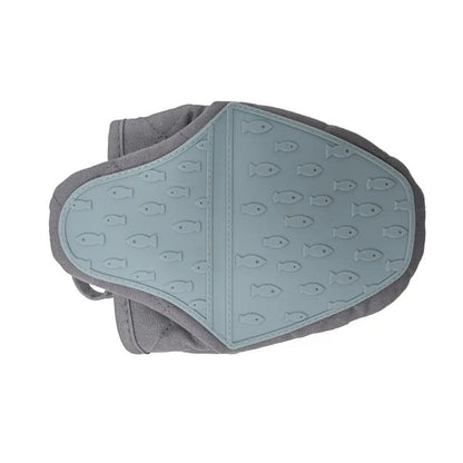 Skanto | Finley – Heat-Resistant Silicone Oven Mitt in Fish Shape
