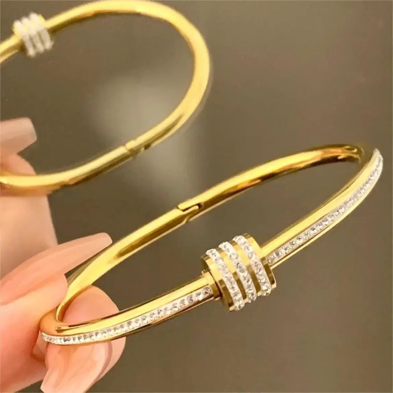 Skanto | Stainless Steel Fashion Bangle Bracelet for Women