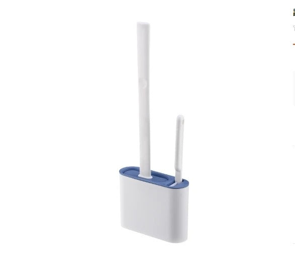 Skanto | Toilet Brush | Wall Mounted, Hygienic Design with Durable Brushes for Complete Cleaning in Small Bathrooms