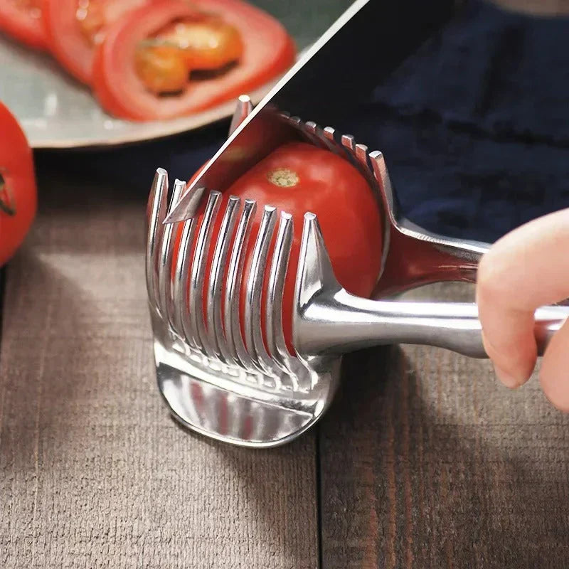 BowLift | Stainless Steel Fruit and Vegetable Cutter – Cutting Aid for Precise Slices