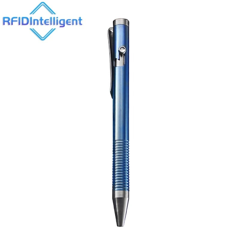 Skanto | Titanium Bolt Action Pen – Durable Metal Mechanical Writing Pen