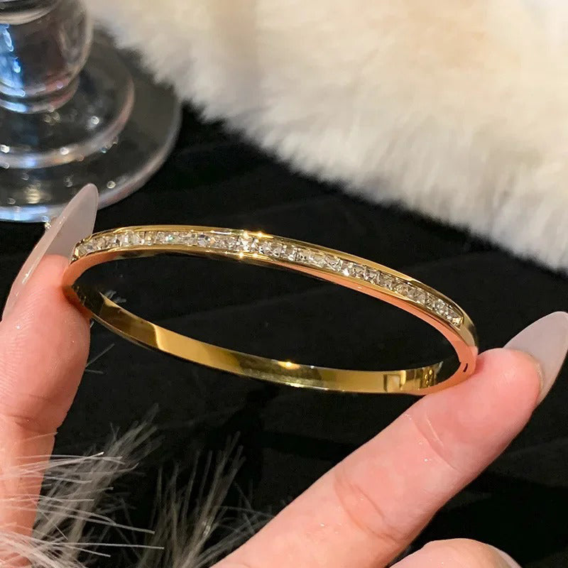 Skanto | Stainless Steel Fashion Bangle Bracelet for Women