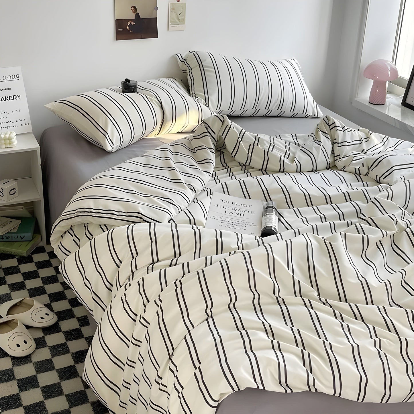 PureLoom Bedding Set - Modern skin-friendly bedding set (1 duvet + 1 flat sheet + 2 pillowcases) | Bowlift