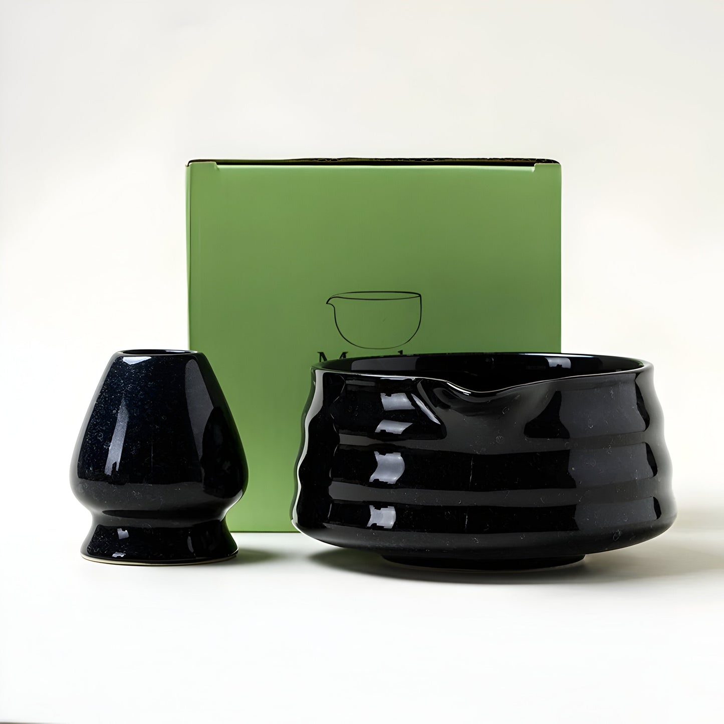 Skanto | Matcha Ceramic Set – Traditional Japanese Tea Set for Relaxing & Mindful Moments
