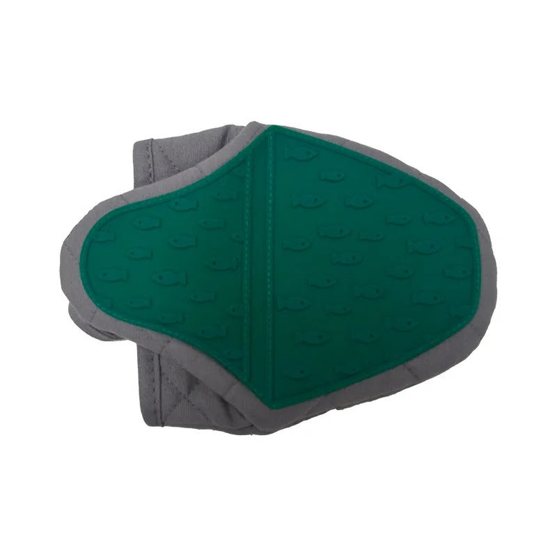 Skanto | Finley – Heat-Resistant Silicone Oven Mitt in Fish Shape