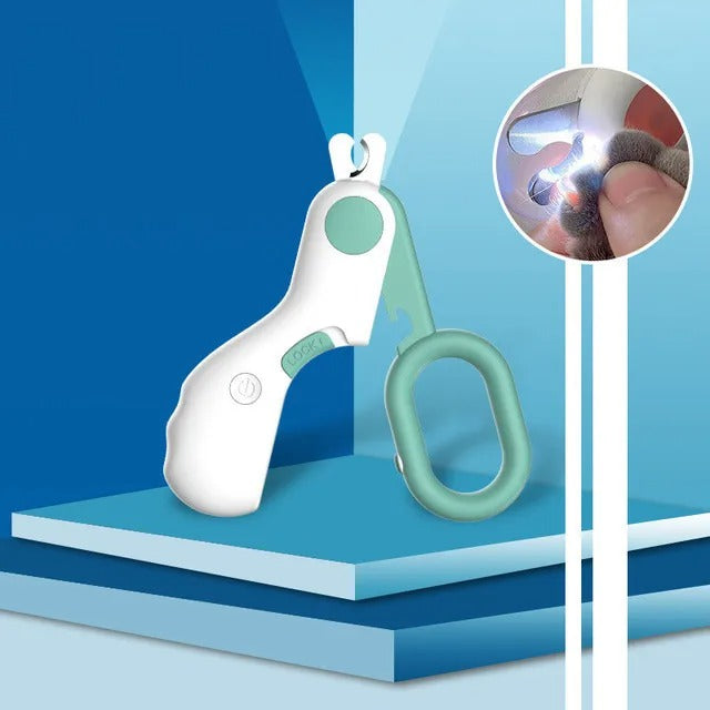 Professional Nail Clipper for Pets with Integrated Light Bowlift