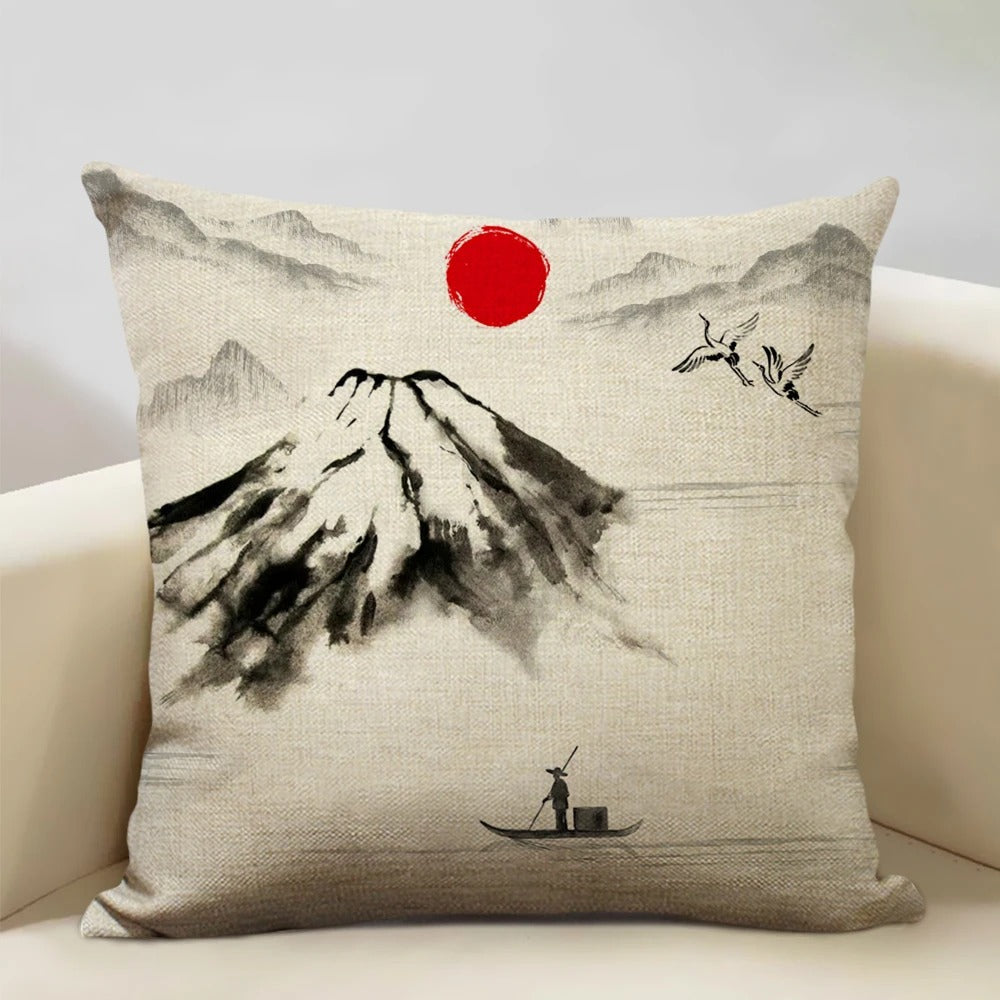 Skanto Skanto | BeauRêve Pillowcase with Mount Fuji - Japanese Style for Any Room