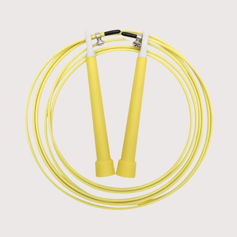 Professional jump rope with adjustable length and ergonomic handles.