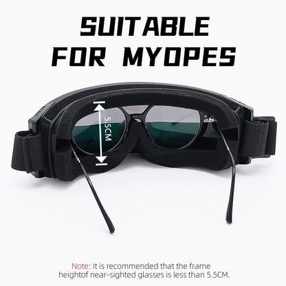 BowLift | Mistview Safety Glasses Overlay – For Spectacle Wearers with Replaceable Lenses