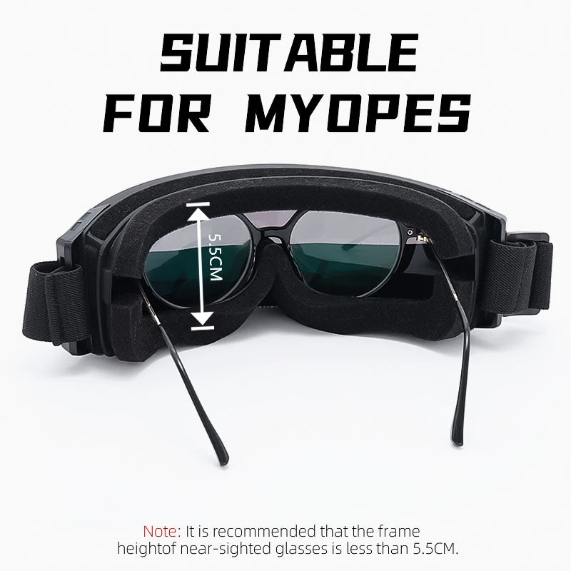 Skanto | Mistview Goggles Overlay – For Eyeglass Wearers with Interchangeable Lenses