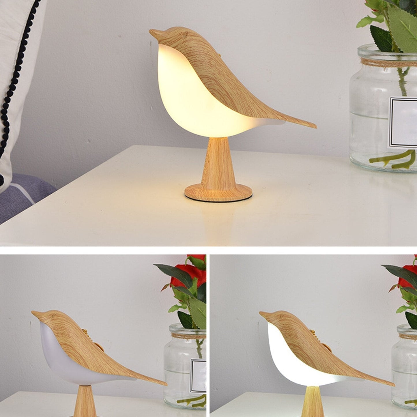 Skanto | Modern Bird Design LED Table Lamp