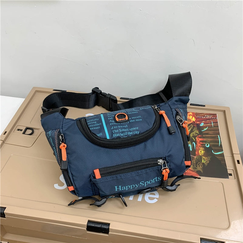 Water-repellent Men's Hip and Shoulder Bag – Versatile Travel and Outdoor Backpack | Karnz