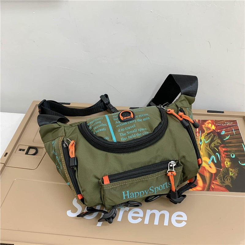 Water-repellent Men's Hip and Shoulder Bag – Versatile Travel and Outdoor Backpack | Karnz