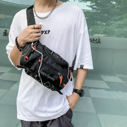 Water-repellent Men's Hip and Shoulder Bag – Versatile Travel and Outdoor Backpack | Karnz
