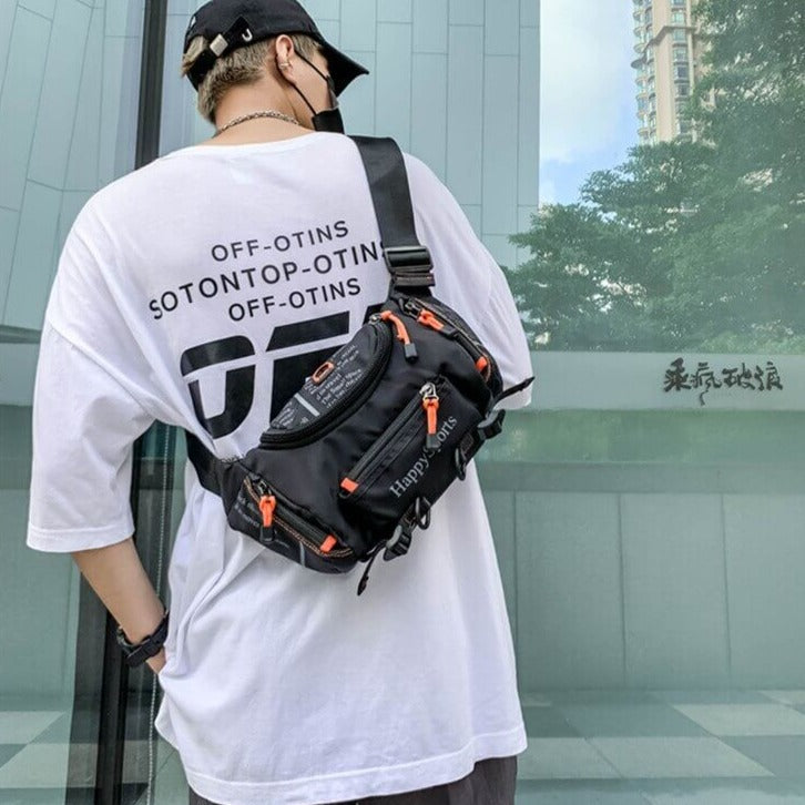 Water-repellent Men's Hip and Shoulder Bag – Versatile Travel and Outdoor Backpack | Karnz