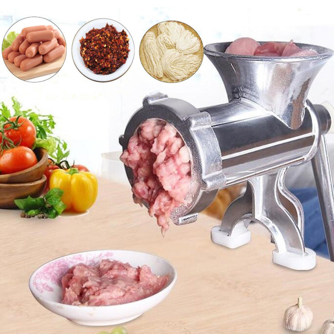 Manual Aluminum Alloy Meat Grinder Sausage Maker Grinder | Skanto