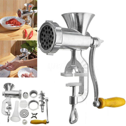 Skanto | Manual Meat Grinder and Sausage Maker Hand-Cranked Meat Grinder Cooking Tool