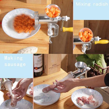 Skanto | Manual Meat Grinder and Sausage Maker Hand-Cranked Meat Grinder Cooking Tool