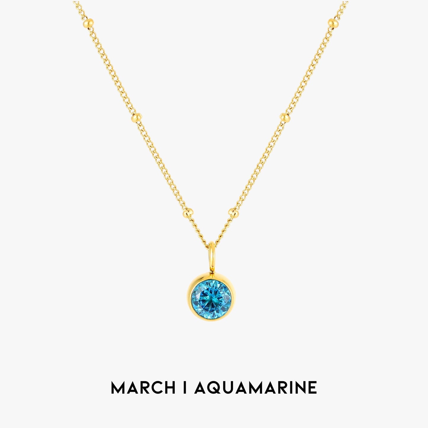 Aurora Birthstone Necklace - An Enchanting Connection