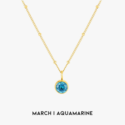Aurora Birthstone Necklace - An Enchanting Connection