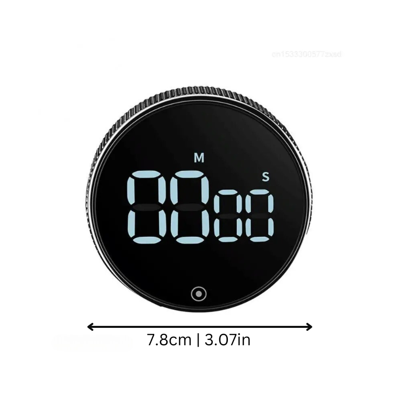 BowLift | SmartTime Kitchen Timer | Easy One-Twist Operation, Large LED Display & Adjustable Alarm for Cooking, Studying & Classroom Use