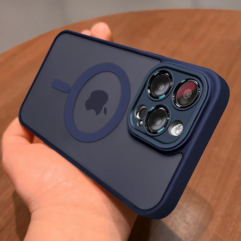 BowLift | Matte Armour Magnetic Case with Shock Protection & Magsafe Support – 1+1 FREE