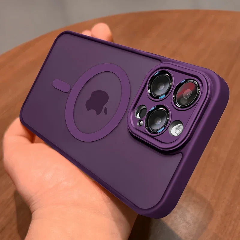 BowLift | Matte Armour Magnetic Case with Shock Protection & Magsafe Support – 1+1 FREE