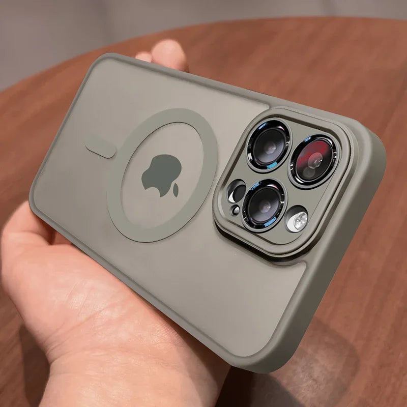 BowLift | Matte Armour Magnetic Case with Shock Protection & Magsafe Support – 1+1 FREE