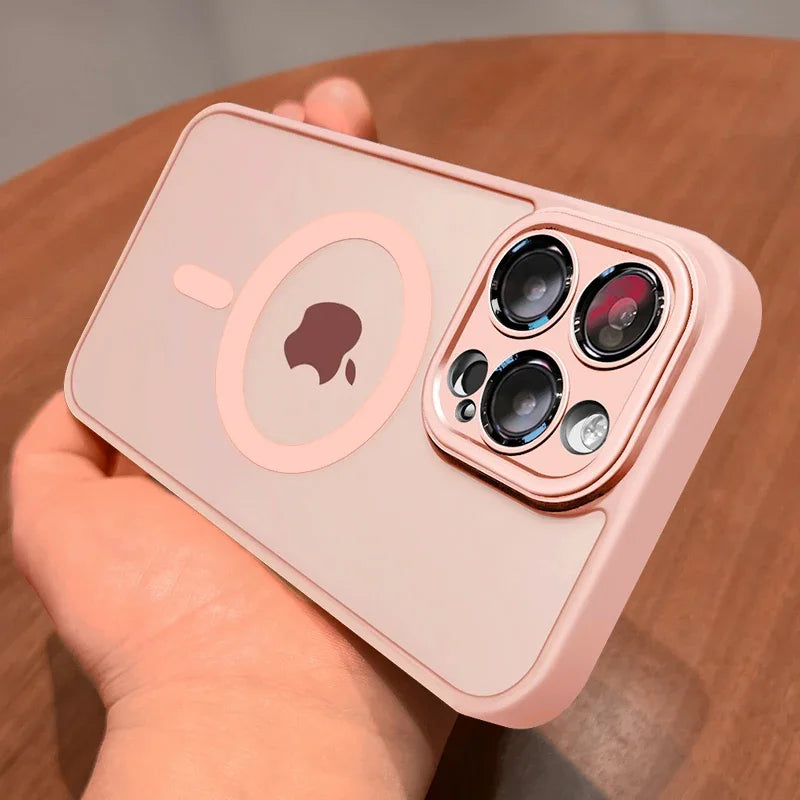 BowLift | Matte Armour Magnetic Case with Shock Protection & Magsafe Support – 1+1 FREE