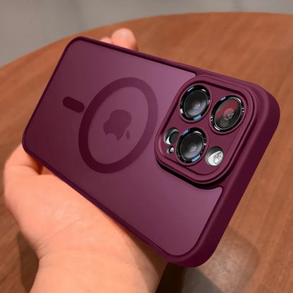 BowLift | Matte Armour Magnetic Case with Shock Protection & Magsafe Support – 1+1 FREE