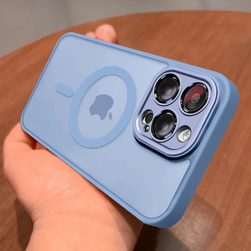 BowLift | Matte Armour Magnetic Case with Shock Protection & Magsafe Support – 1+1 FREE