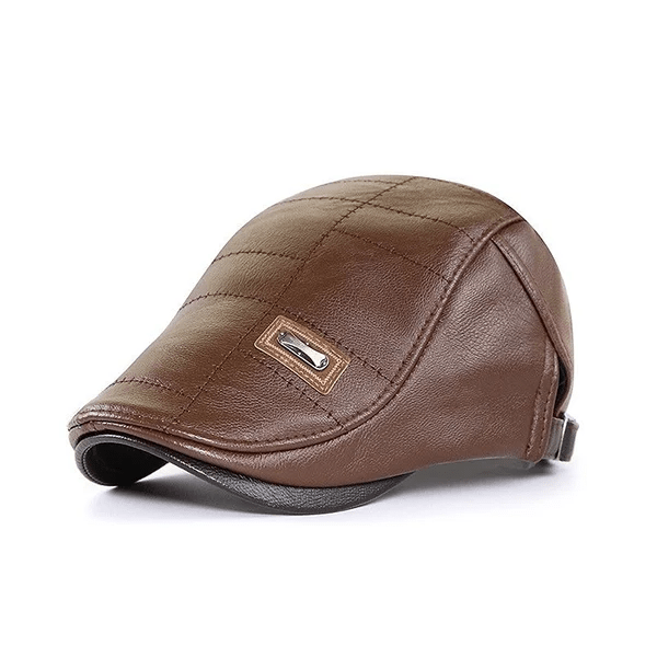 LuxeStyle Beret – Timeless Elegance of Leather Bowlift