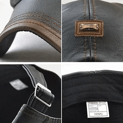 LuxeStyle Beret – Timeless Elegance of Leather Bowlift