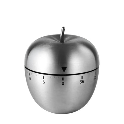 Mechanical Kitchen Timer Wind-Up Stainless Steel Cute Countdown Clock | Bowlift